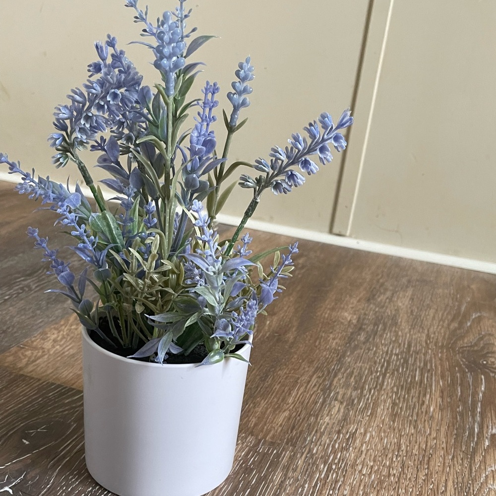faux potted plant
